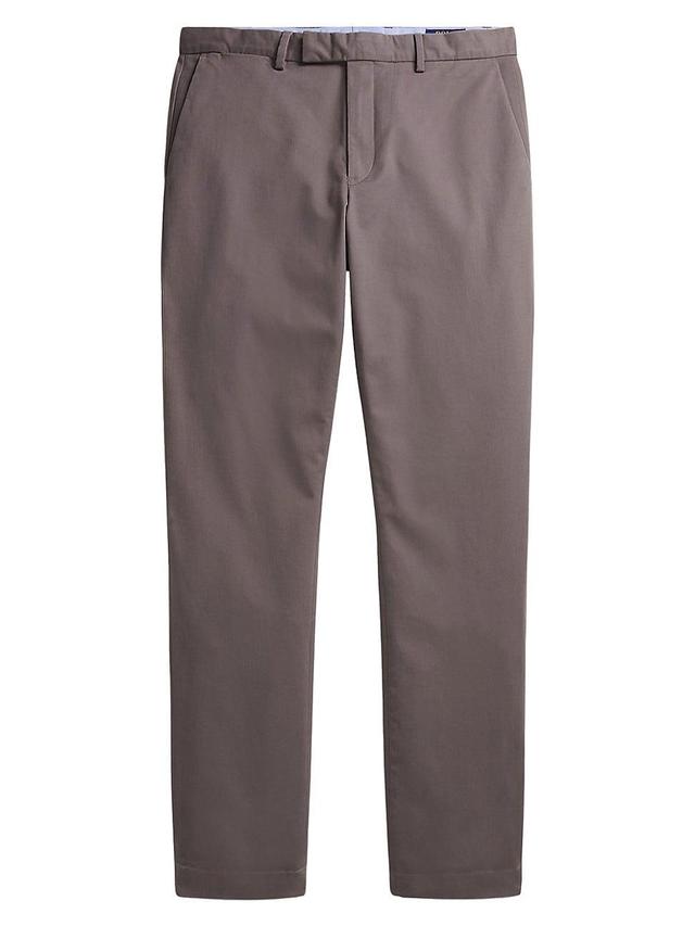 Mens Stretch Twill Flat Front Pants Product Image