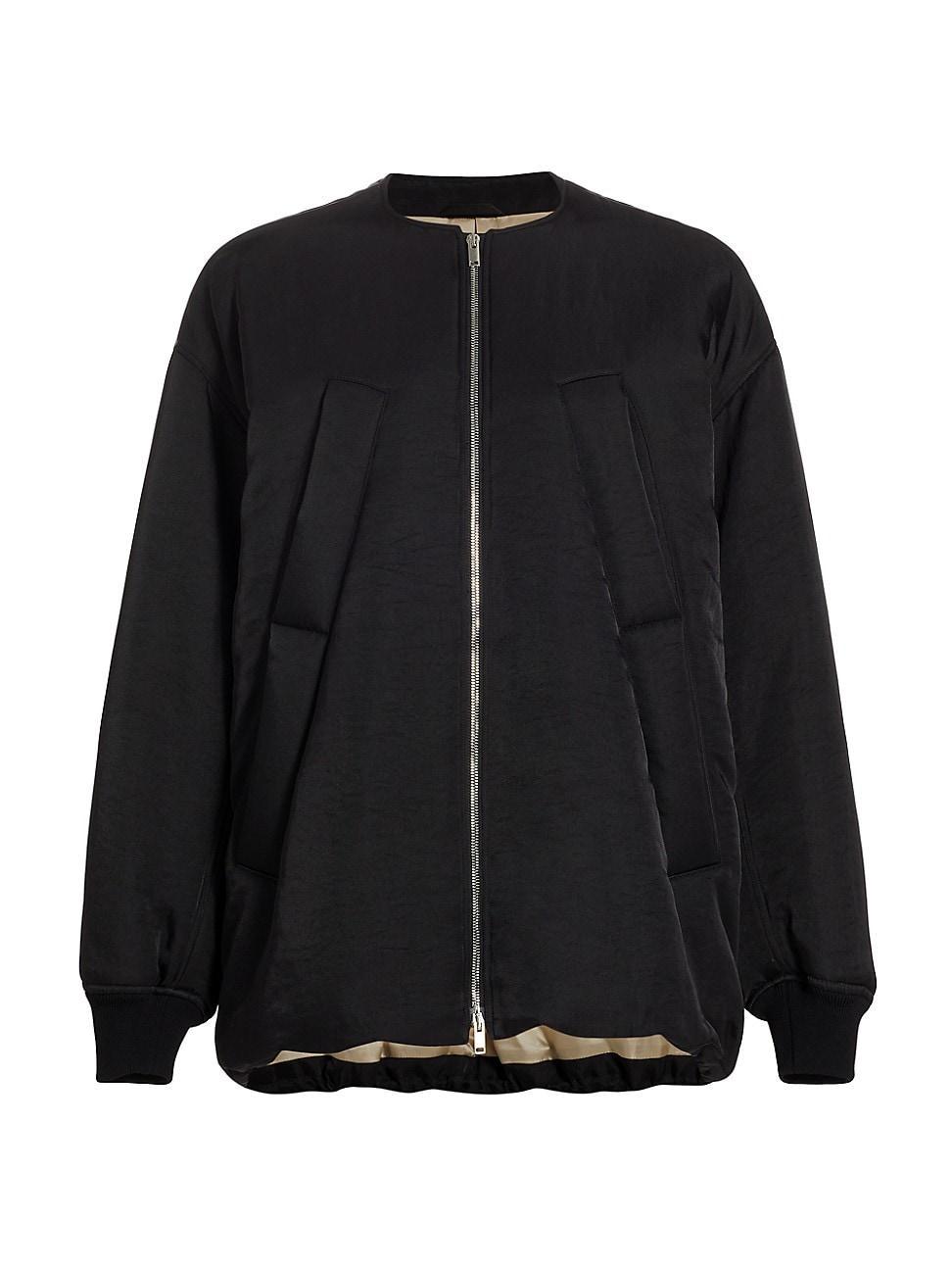 Proenza Schouler Recycled Nylon Twill Bomber Jacket Product Image