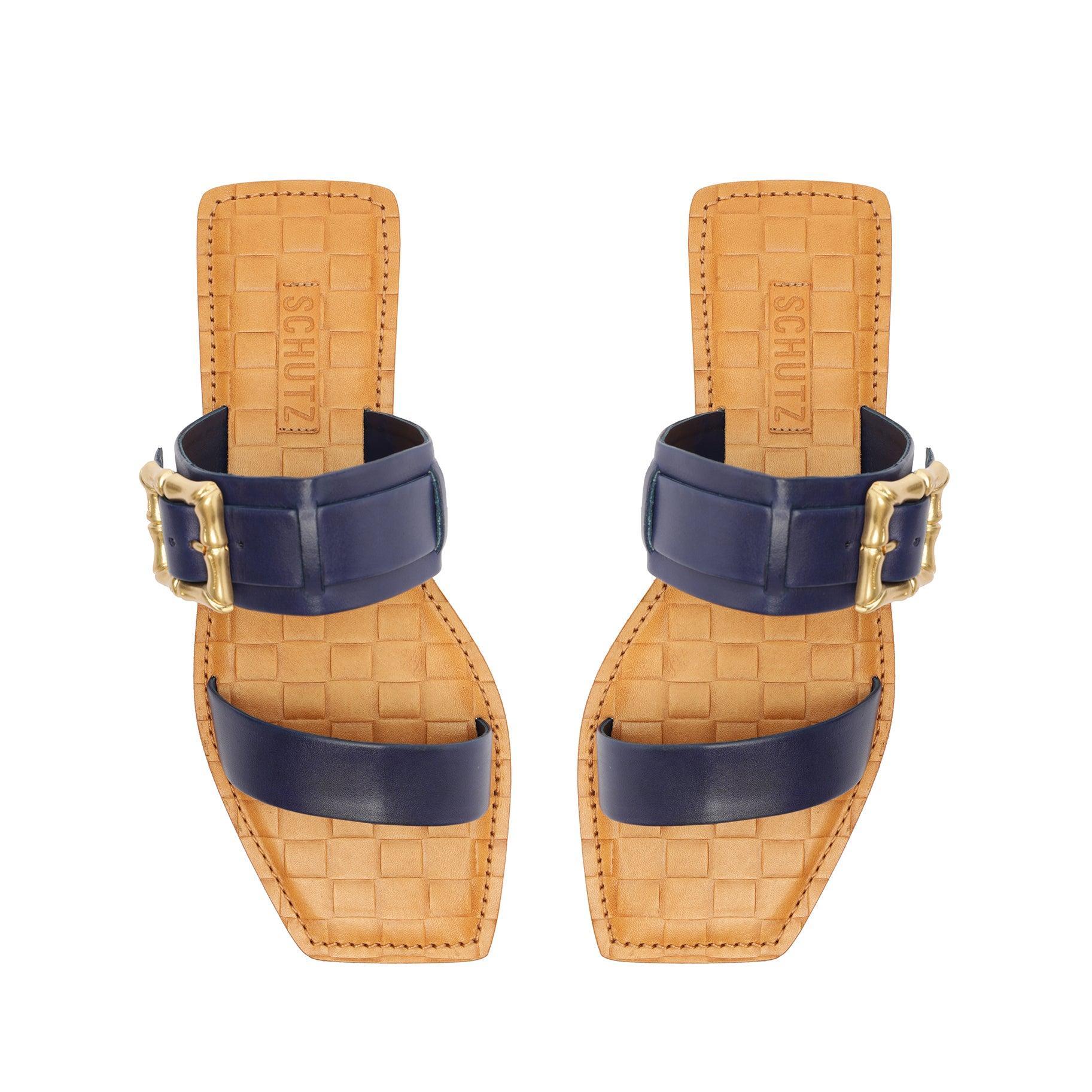 Enola Double Leather Sandal Female Product Image