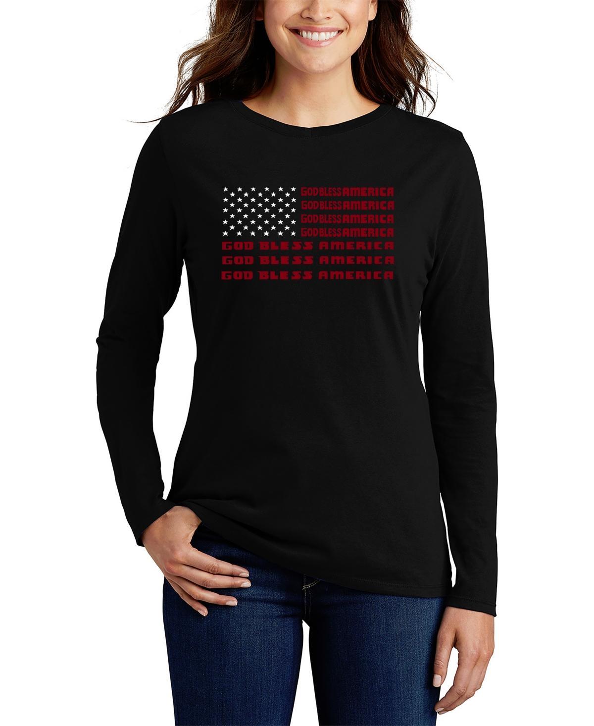 Womens Long Sleeve Word Art Whiskers T-shirt Product Image