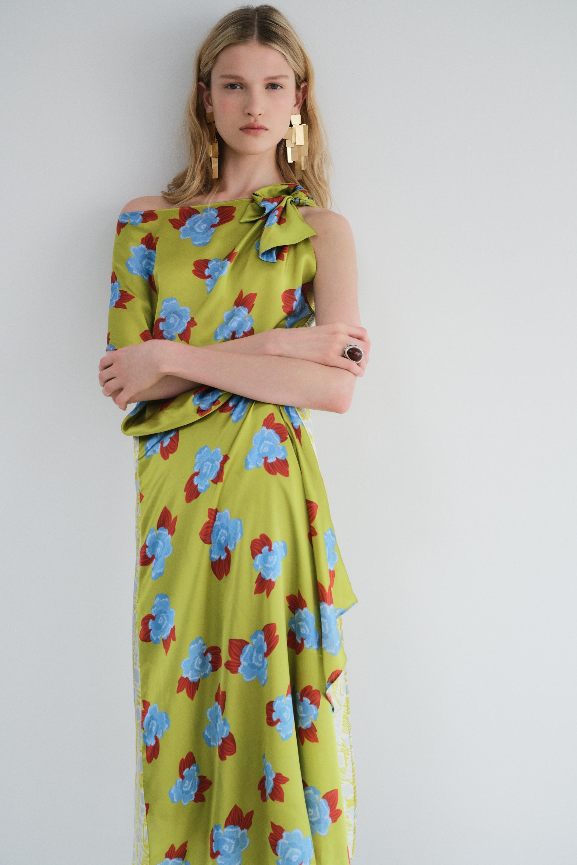 100% SILK PRINTED DRESS LIMITED EDITION Product Image