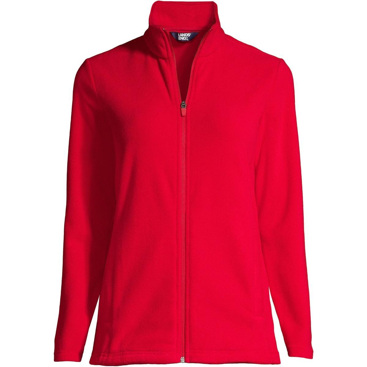 Petite Lands End Full Zip Fleece Jacket, Womens Product Image