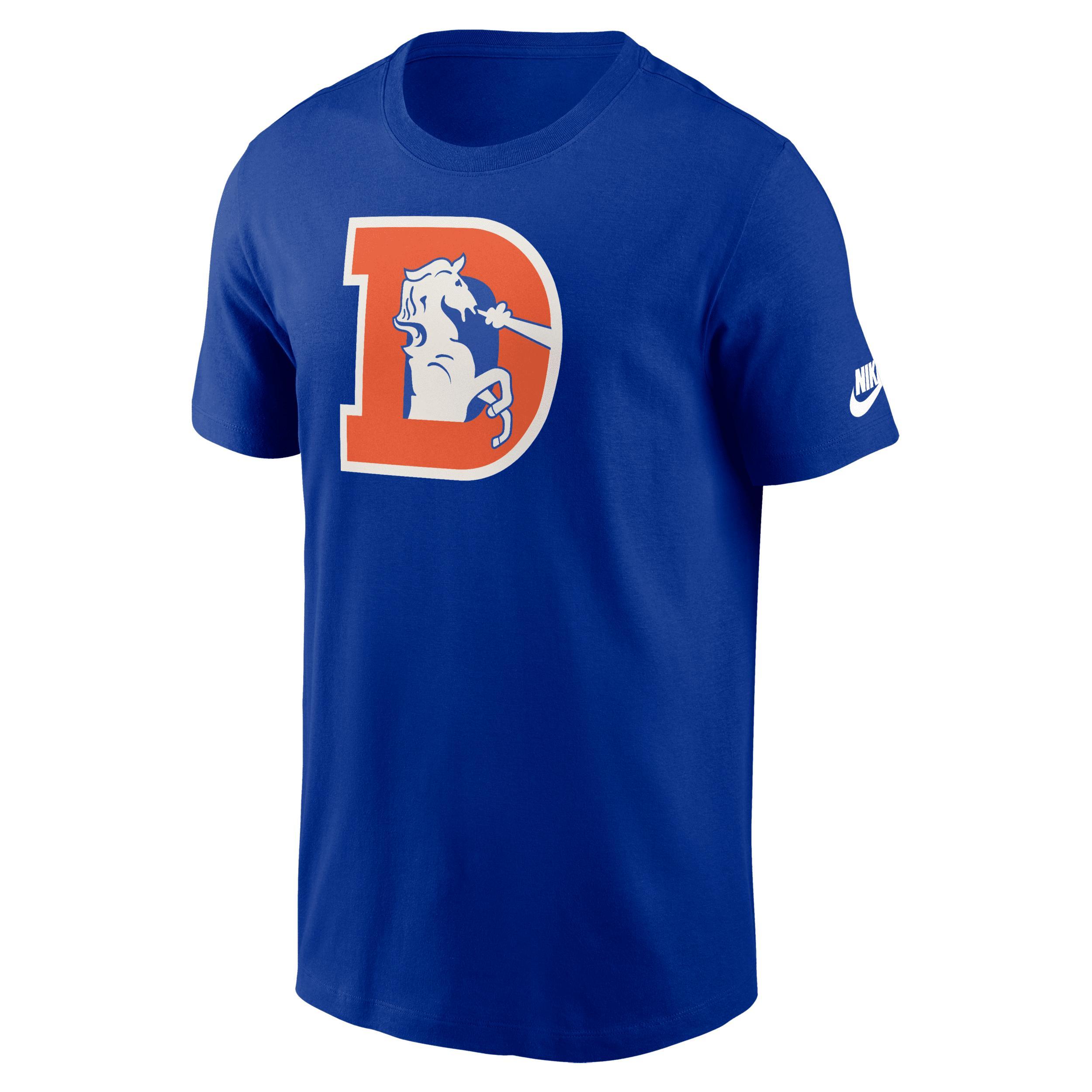 Denver Broncos Rewind Logo Essential Men's Nike NFL T-Shirt Product Image