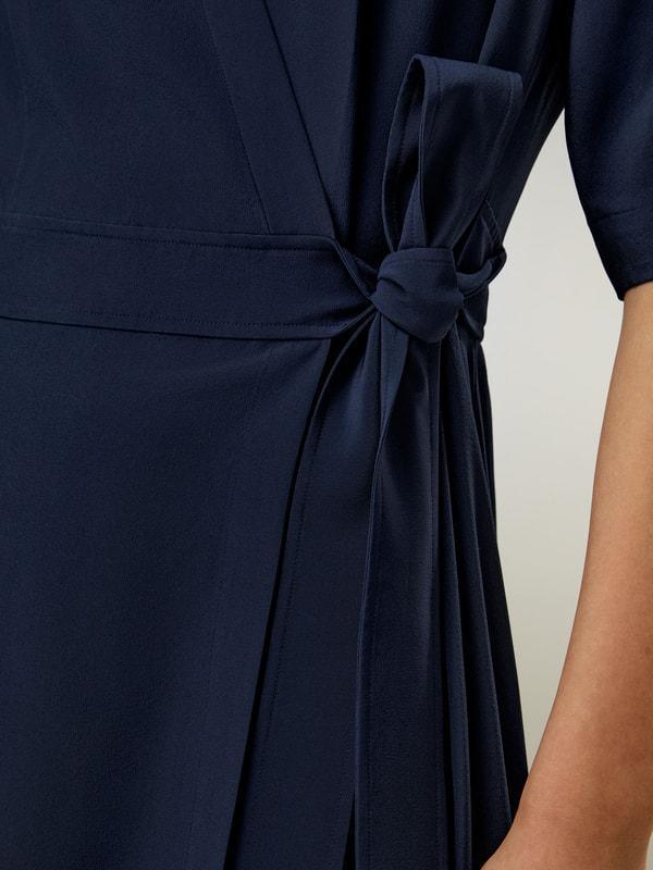 Front Tie Wrap Dress Product Image