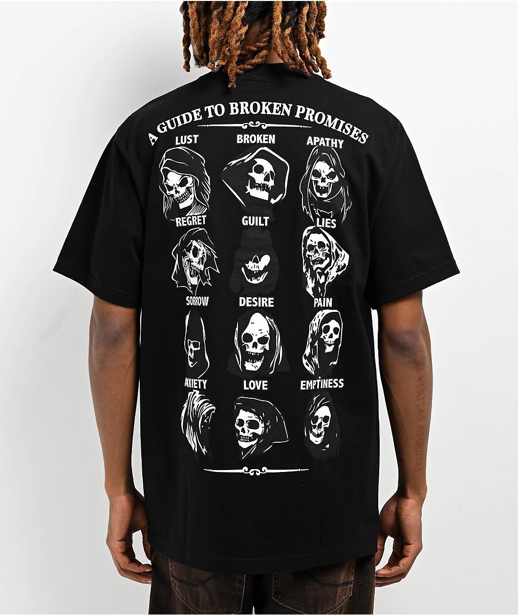 Broken Promises Reaper Guide Black T-Shirt Product Image