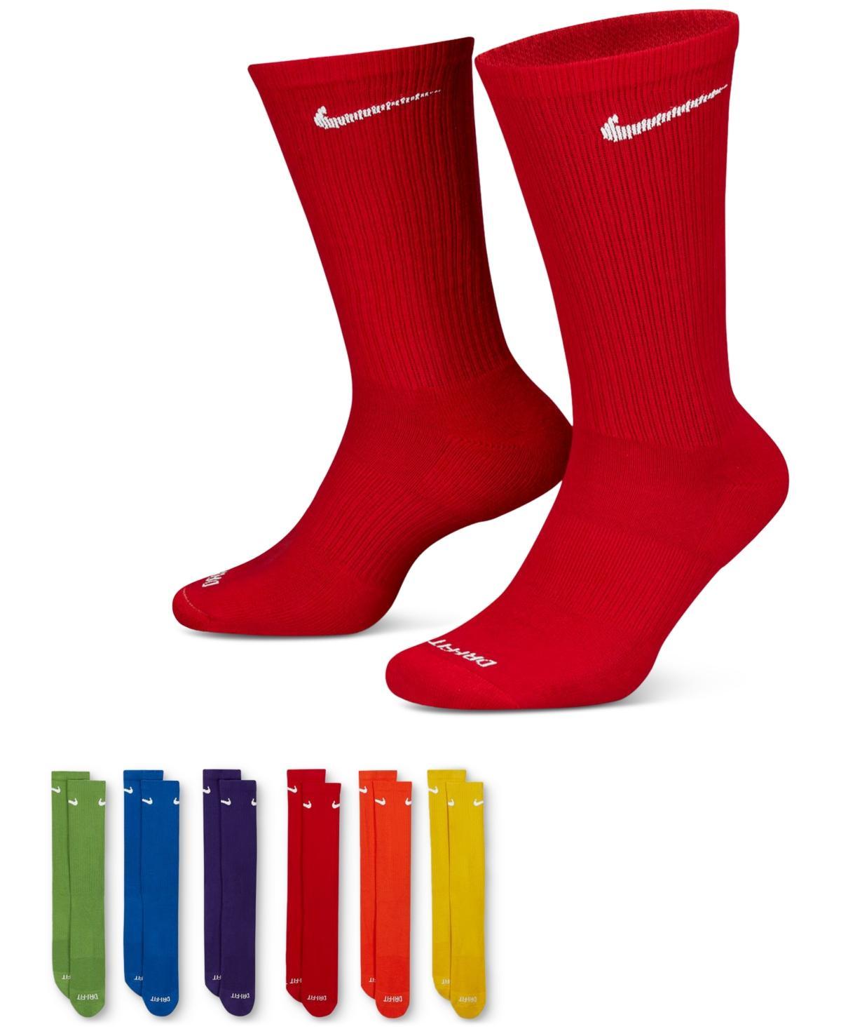 Everyday Plus Cushioned Training Crew Socks In Multi/rainbow Product Image