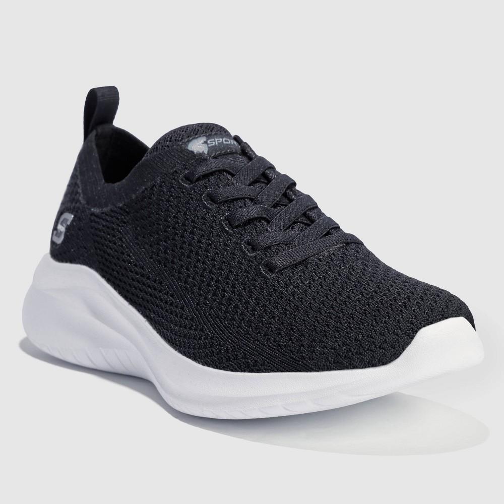 S Sport By Skechers Womens Resse 2.0 Elastic Gore Sneakers - Black 7 Product Image