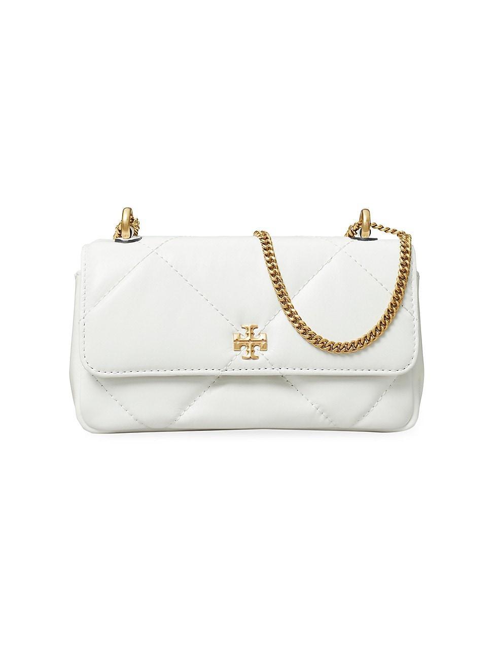 Tory Burch Kira Diamond Quilted Leather Mini Flap Bag Product Image