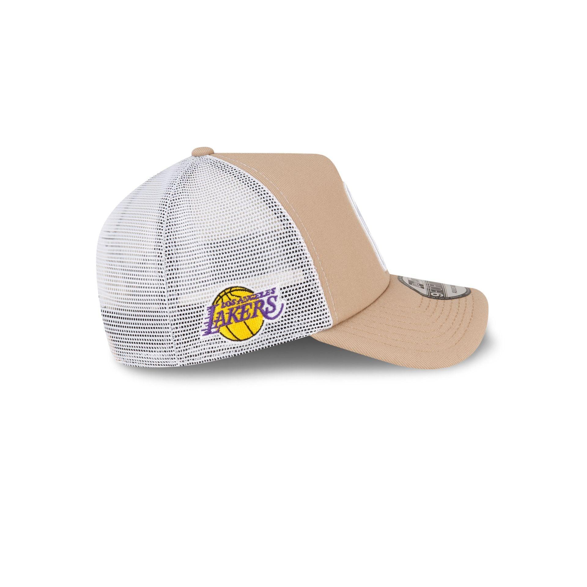 Los Angeles Lakers Logoman 9FORTY A-Frame Snapback Hat Male Product Image