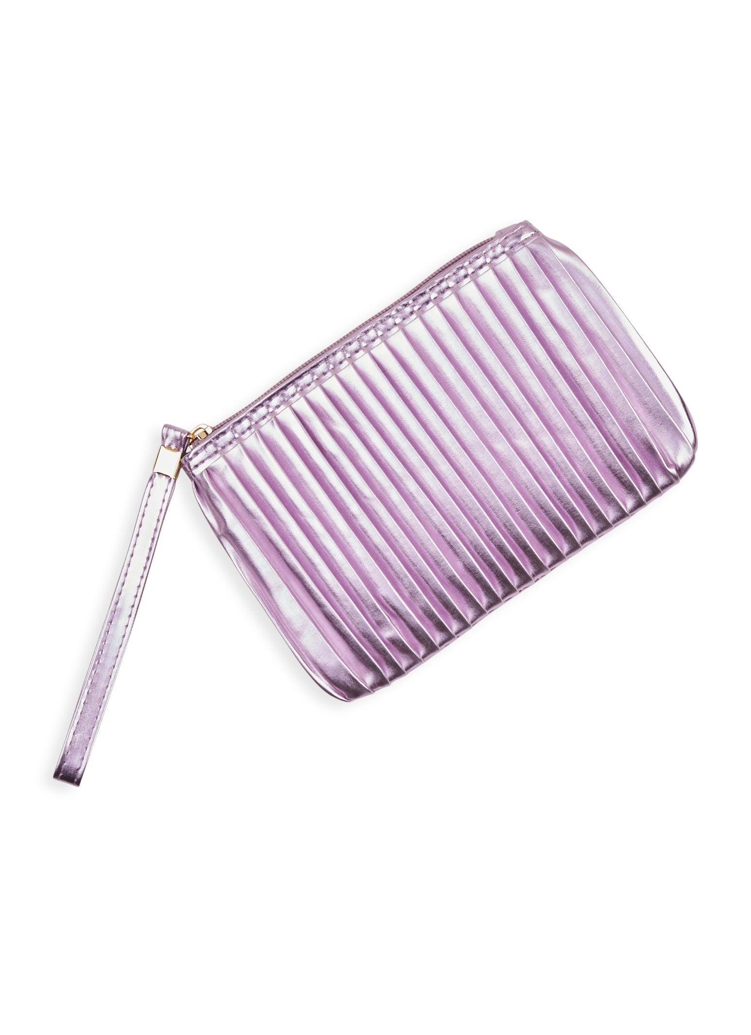 Pleated Clutch Wristlet Female Product Image