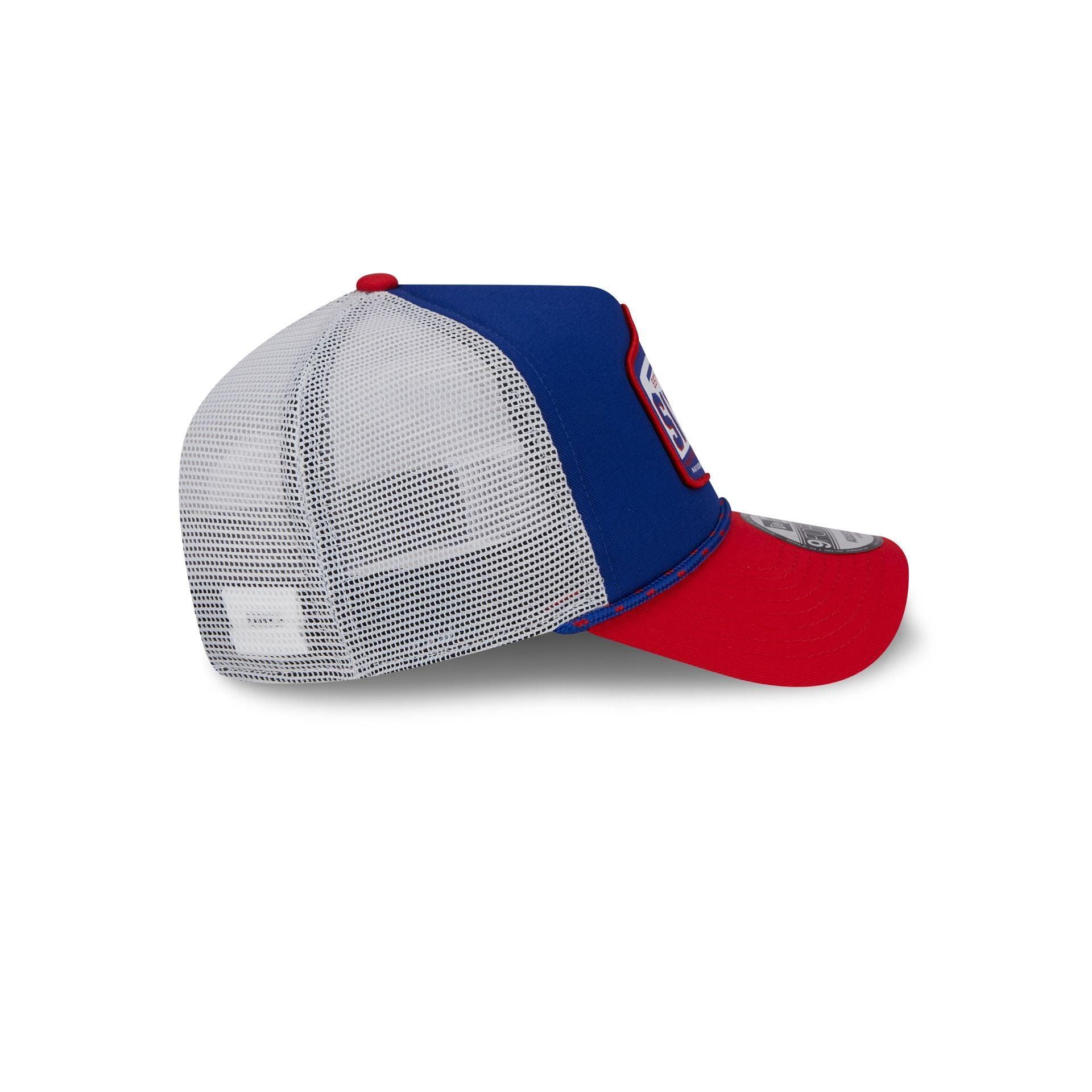 Philadelphia 76ers 2024 Rally Drive 9FORTY A-Frame Trucker Hat Male Product Image