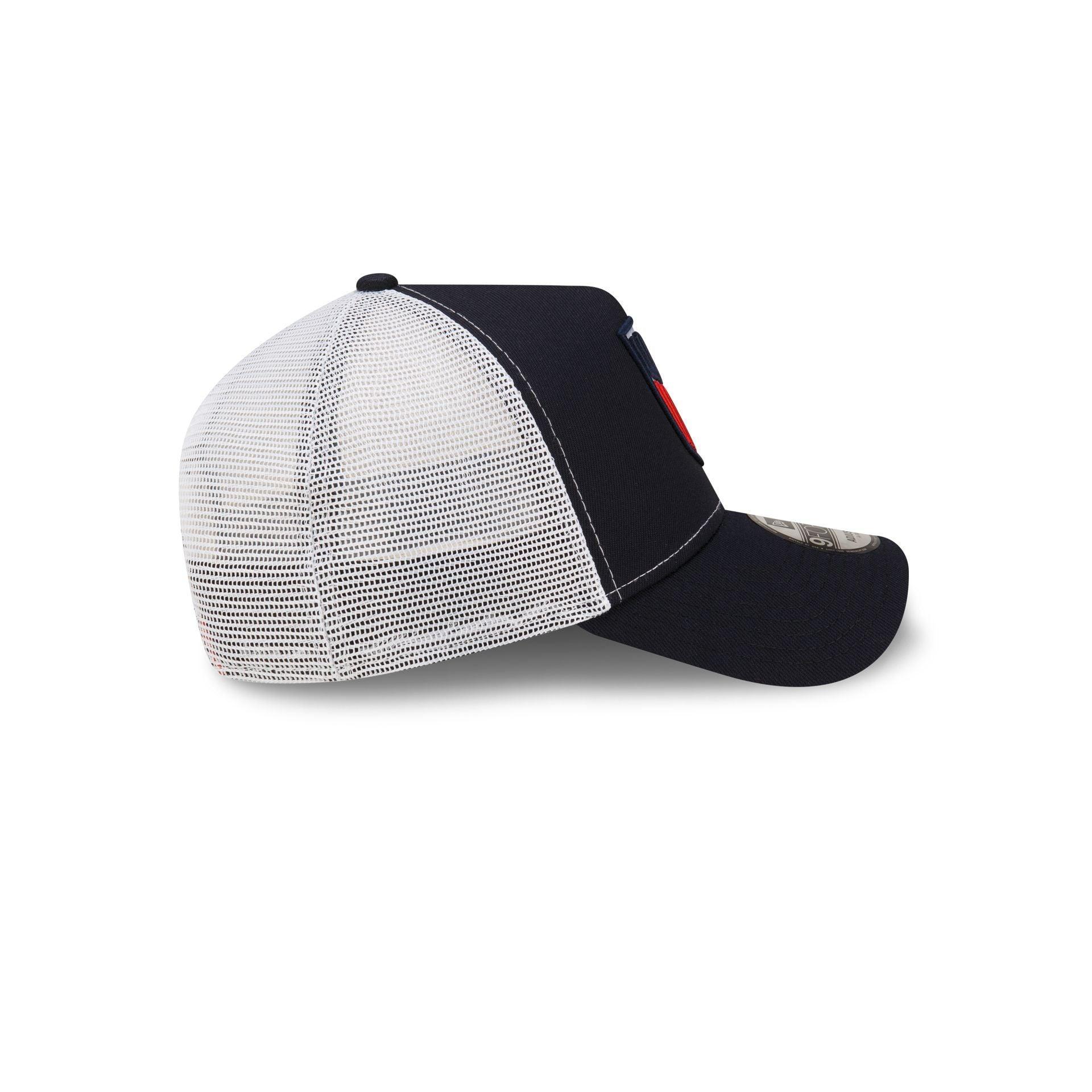 US Soccer Navy 9FORTY A-Frame Trucker Hat Male Product Image