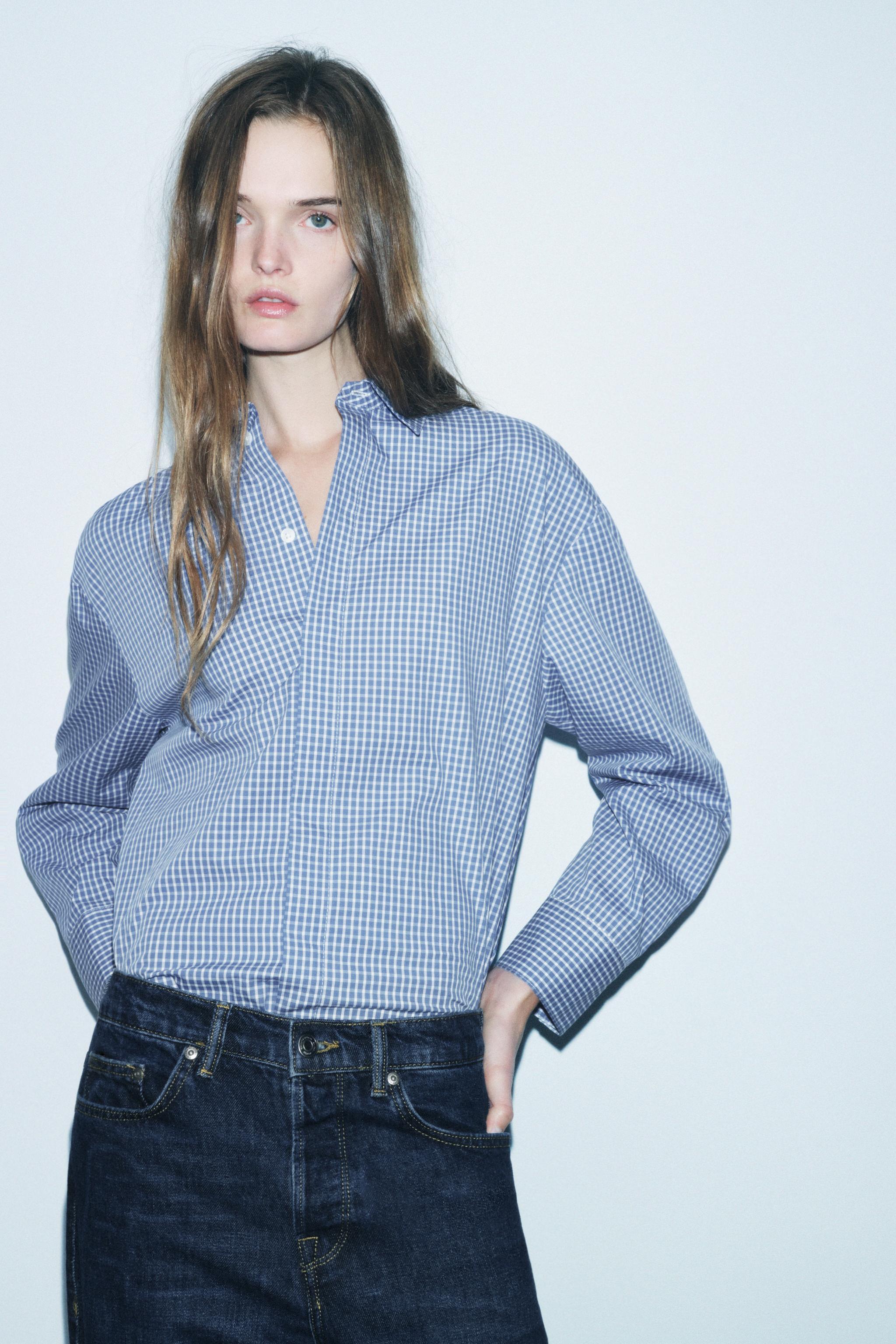 CHECKERED SHIRT ZW COLLECTION Product Image