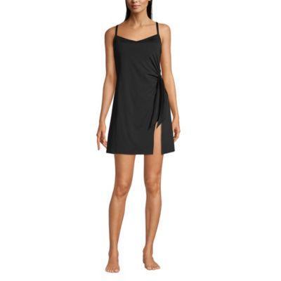 Womens Lands End D-Cup UPF 50 Sweetheart One-Piece Swim Dress Product Image