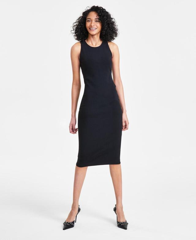 Bar Iii Womens Ribbed Bodycon Midi Tank Dress, Created for Macys Product Image