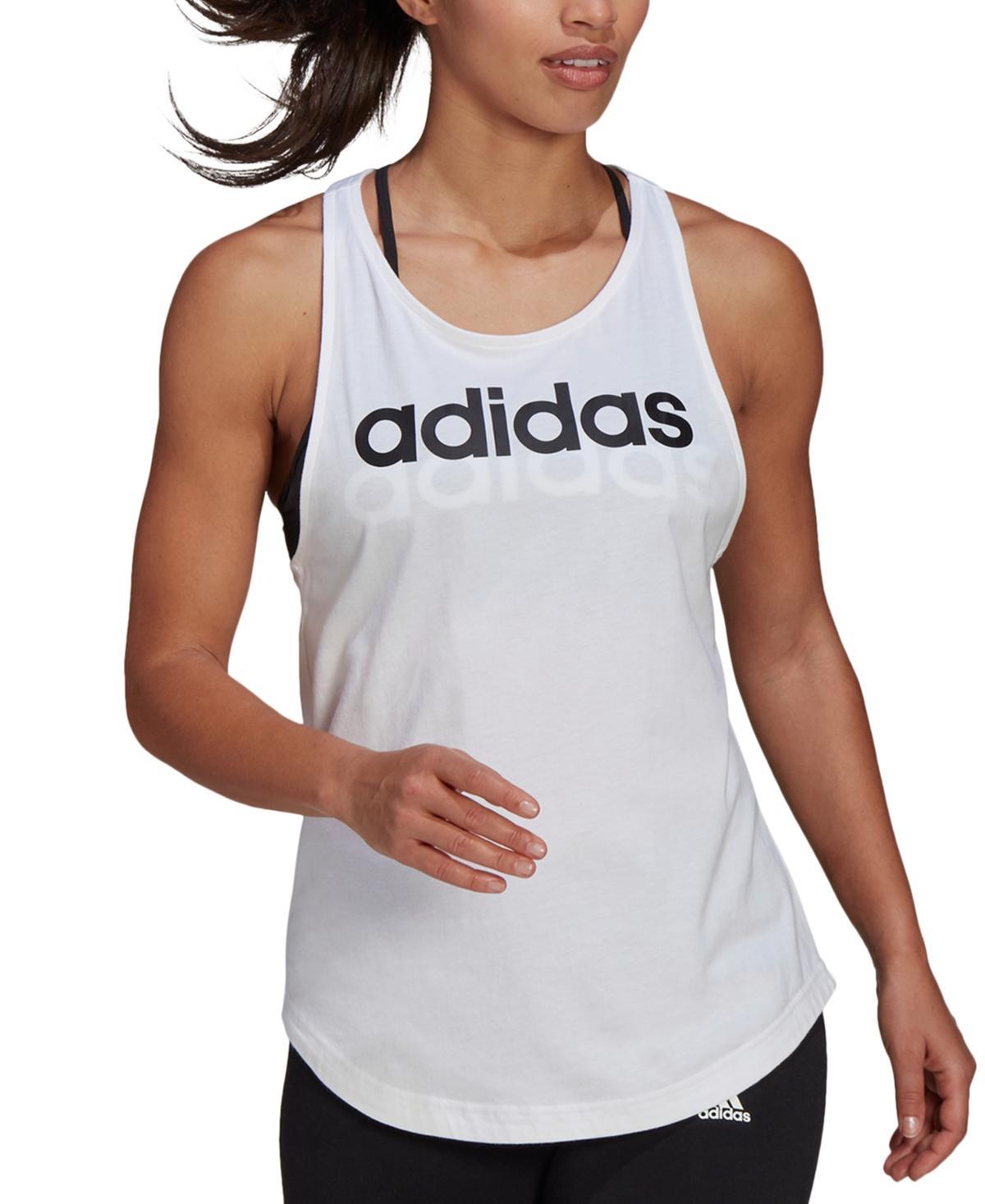 Adidas Womens LOUNGEWEAR Essentials Logo Loose Tank Top Product Image