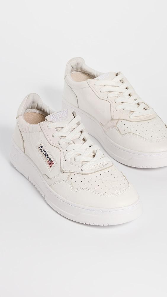 Autry Medalist Low Leather Sneakers | Shopbop Product Image