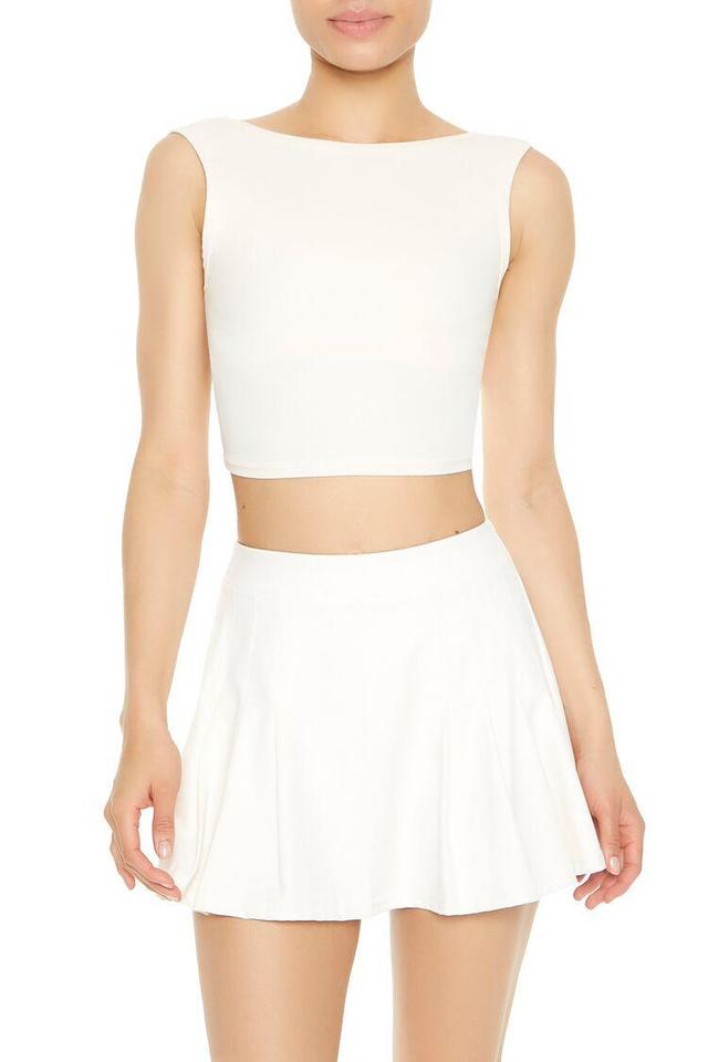 Active Sleeveless Cutout Crop Top | Forever 21 Product Image