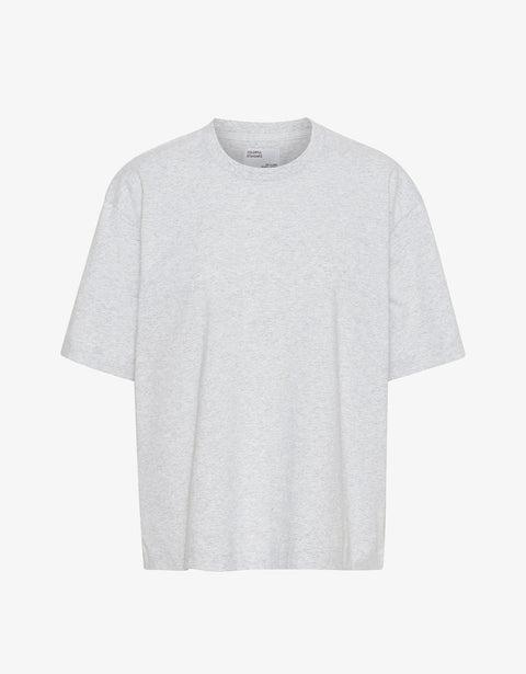 Oversized Organic T-Shirt - Snow Melange Product Image