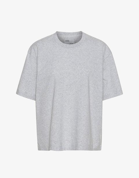 Oversized Organic T-Shirt - Heather Grey Product Image