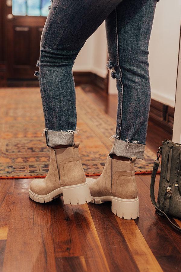 The Oakford Faux Suede Bootie Product Image