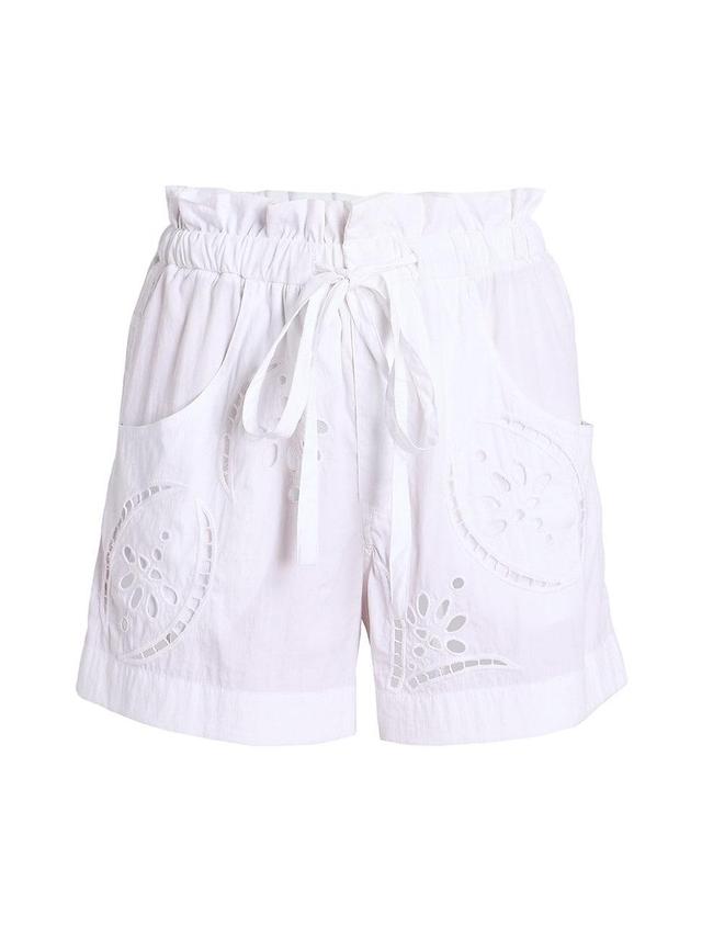 Womens Hidea Drawstring Eyelet Shorts Product Image