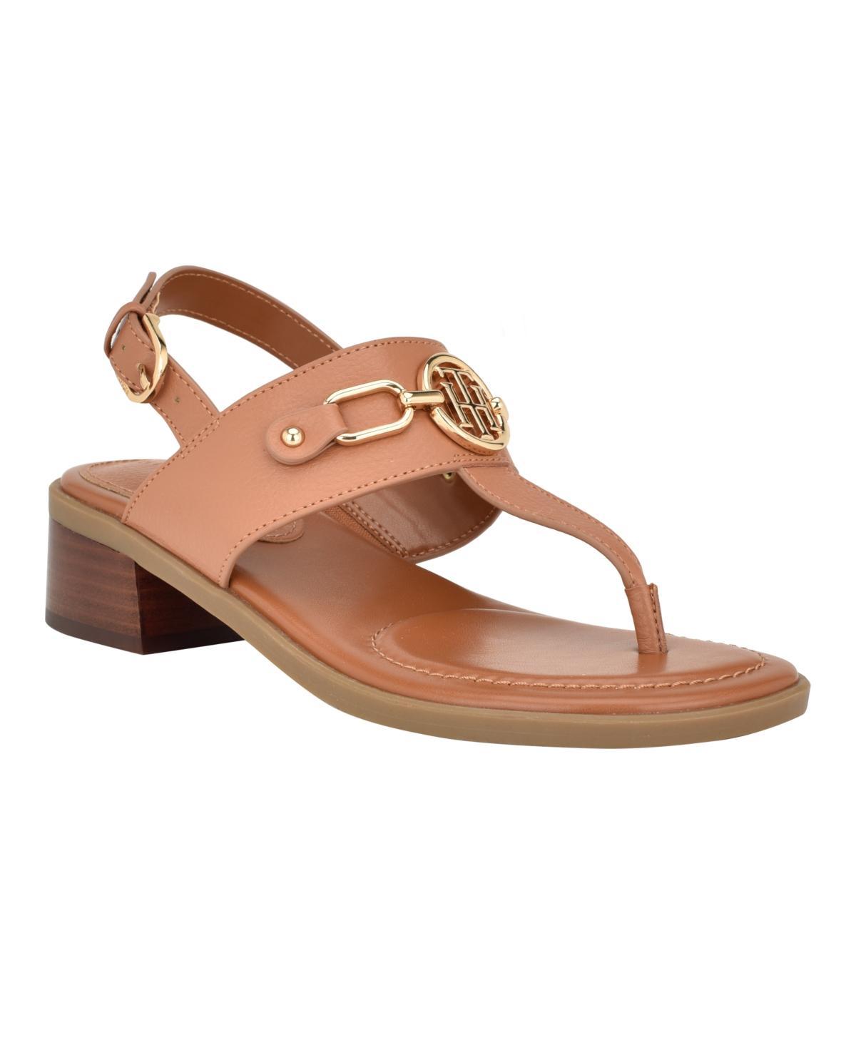 Tommy Hilfiger Womens Ezmeai Block Heeled Sandal Product Image