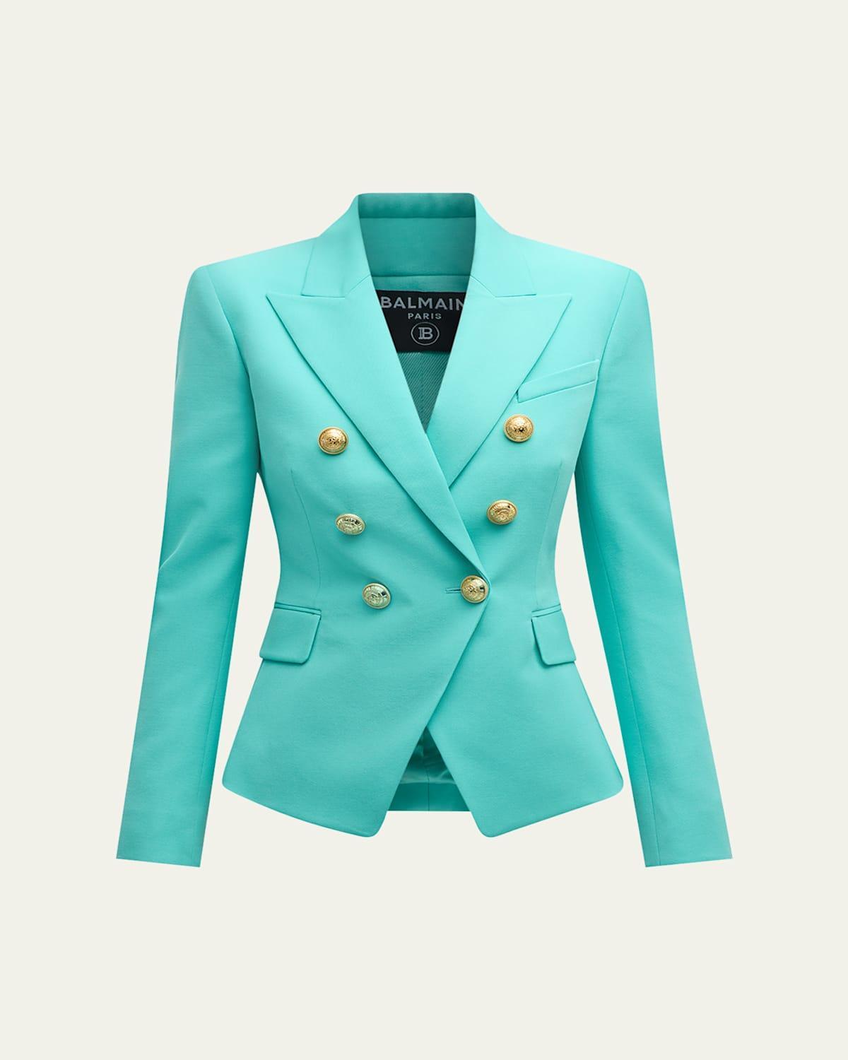 Classic Wool Blazer with Button Detail Product Image