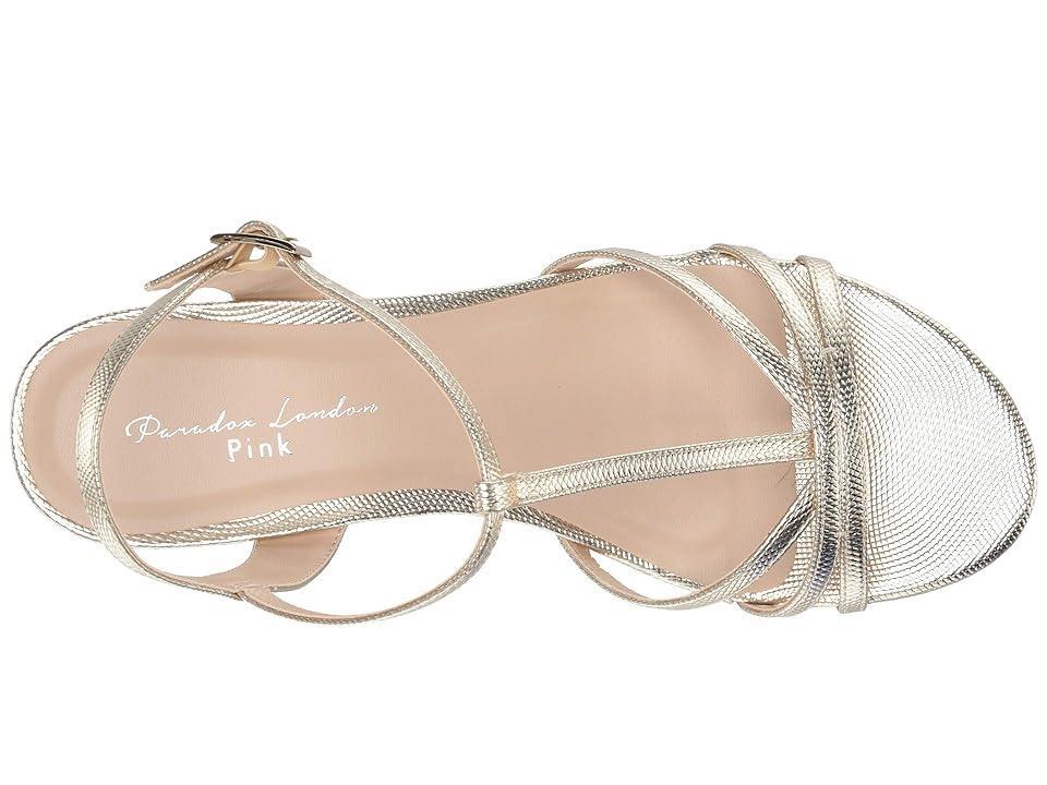 Paradox London Tessa (Champagne) Women's Shoes Product Image