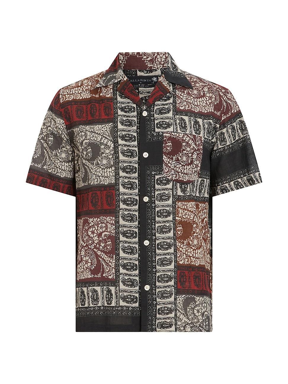 Mens Marquee Printed Short-Sleeve Shirt Product Image