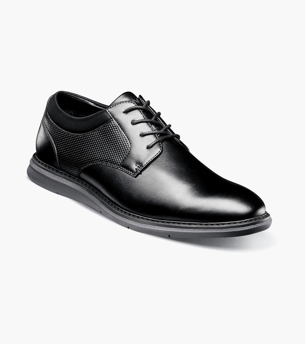 Nunn Bush Shoes Chase Plain Toe Oxford Black Product Image