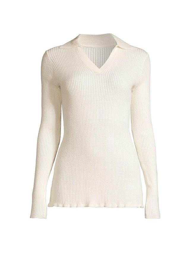 Womens Sierra Cotton & Cashmere Sweater Product Image