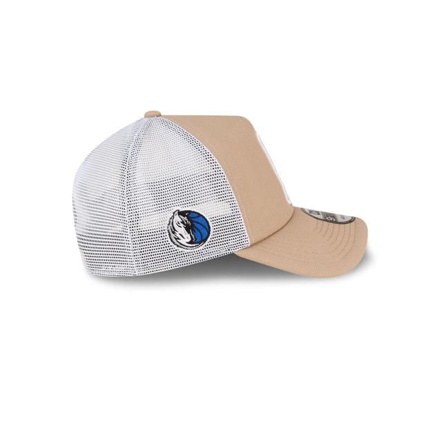 Dallas Mavericks Logoman 9FORTY A-Frame Snapback Hat Male Product Image