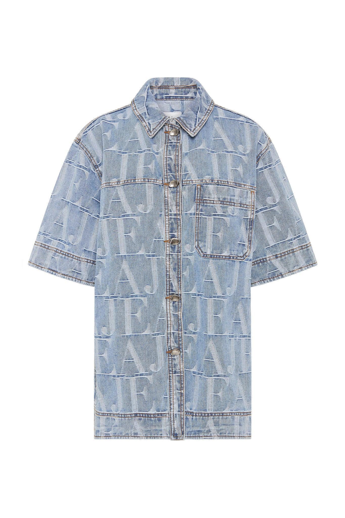 Nostalgia Jacquard Denim Shirt Product Image