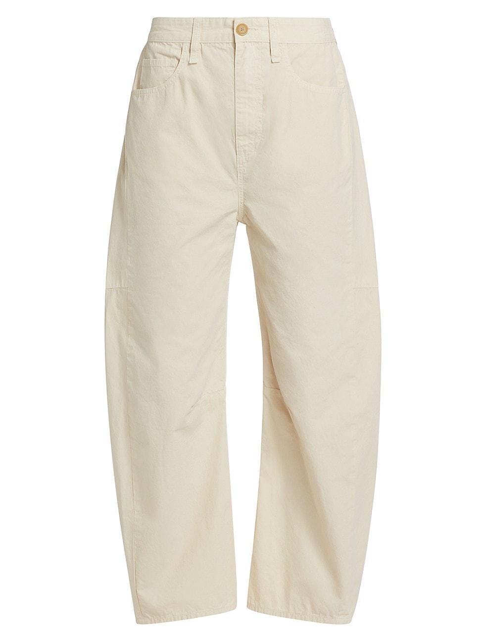 Womens Charlie Cotton Barrel Pants Product Image