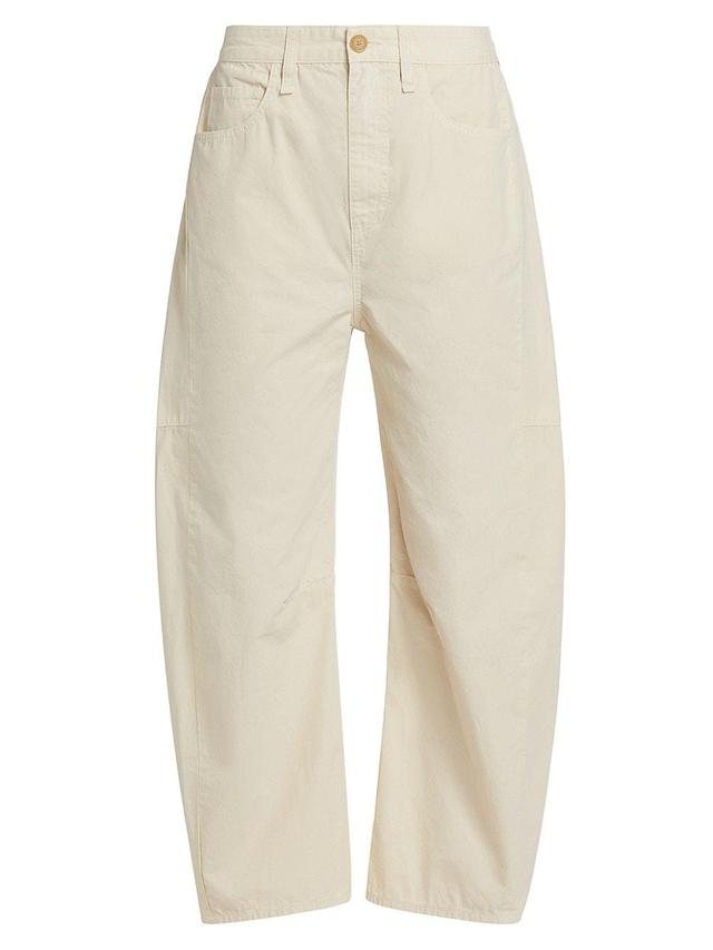 Womens Charlie Cotton Barrel Pants Product Image