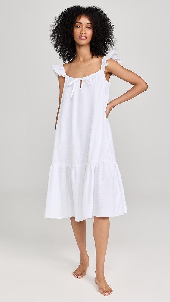 Petite Plume Women's Swiss Dots Nightgown | Shopbop Product Image