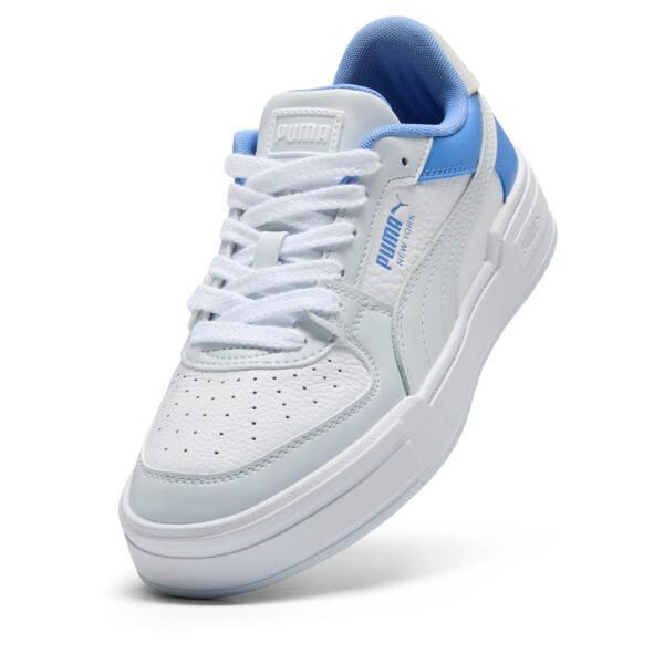 PUMA CA Pro NYC Running Laps Women's Sneakers in White/Silver Mist/Blue Skies Product Image