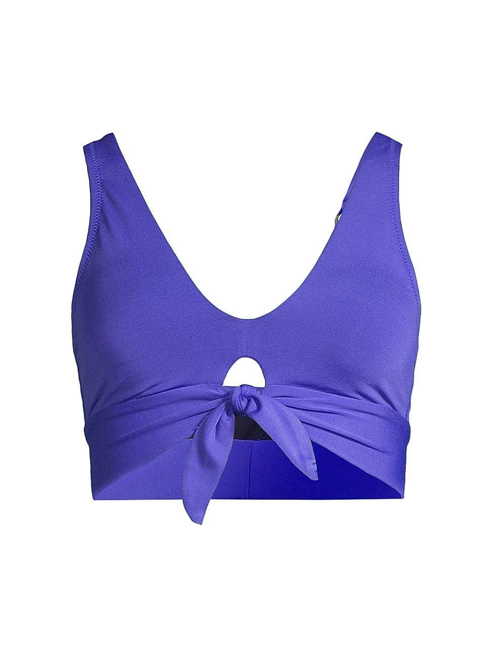 Robin Piccone Ava Knot Front Bikini Top Product Image