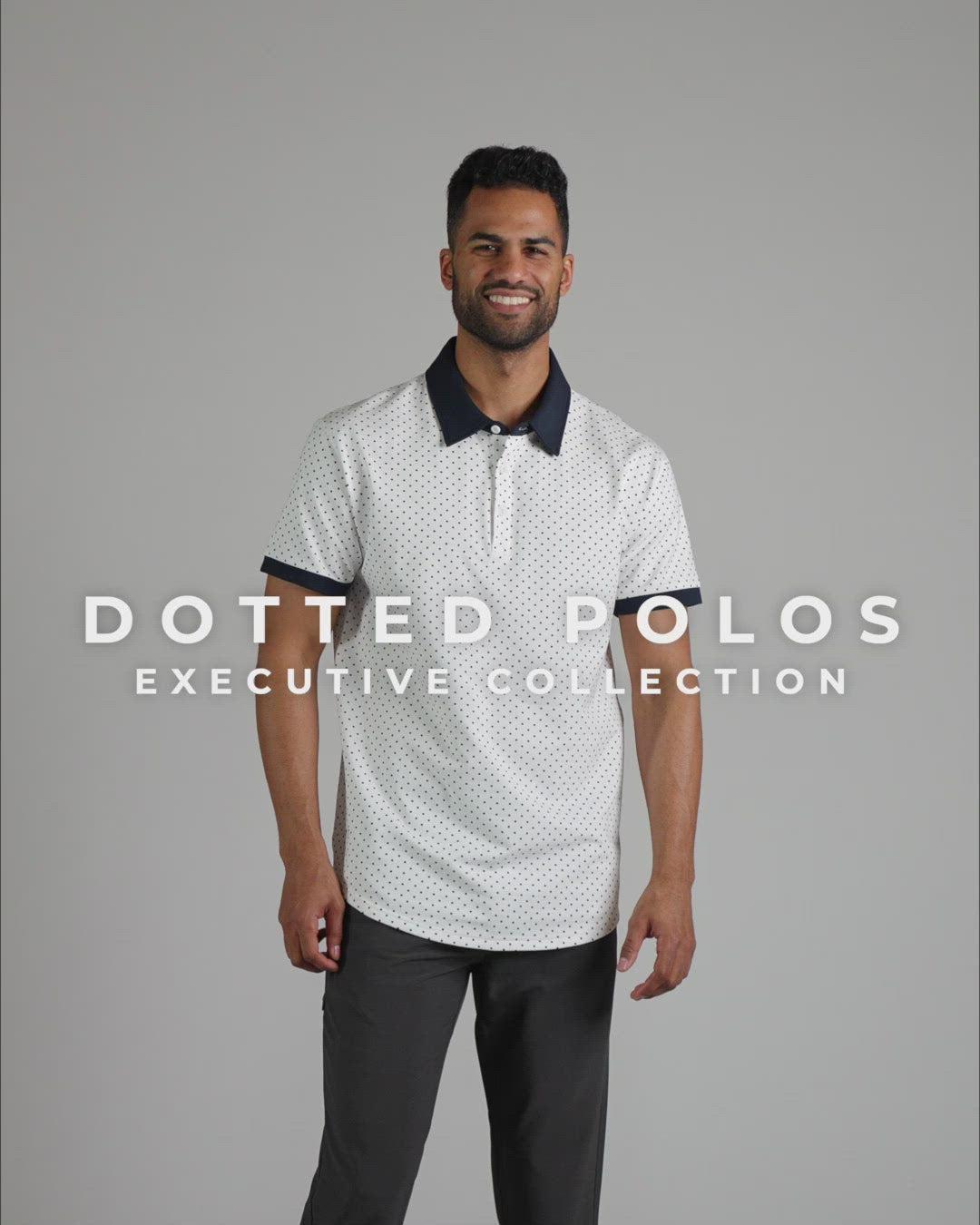 Drop-Cut: LUX Dotted Polo Product Image