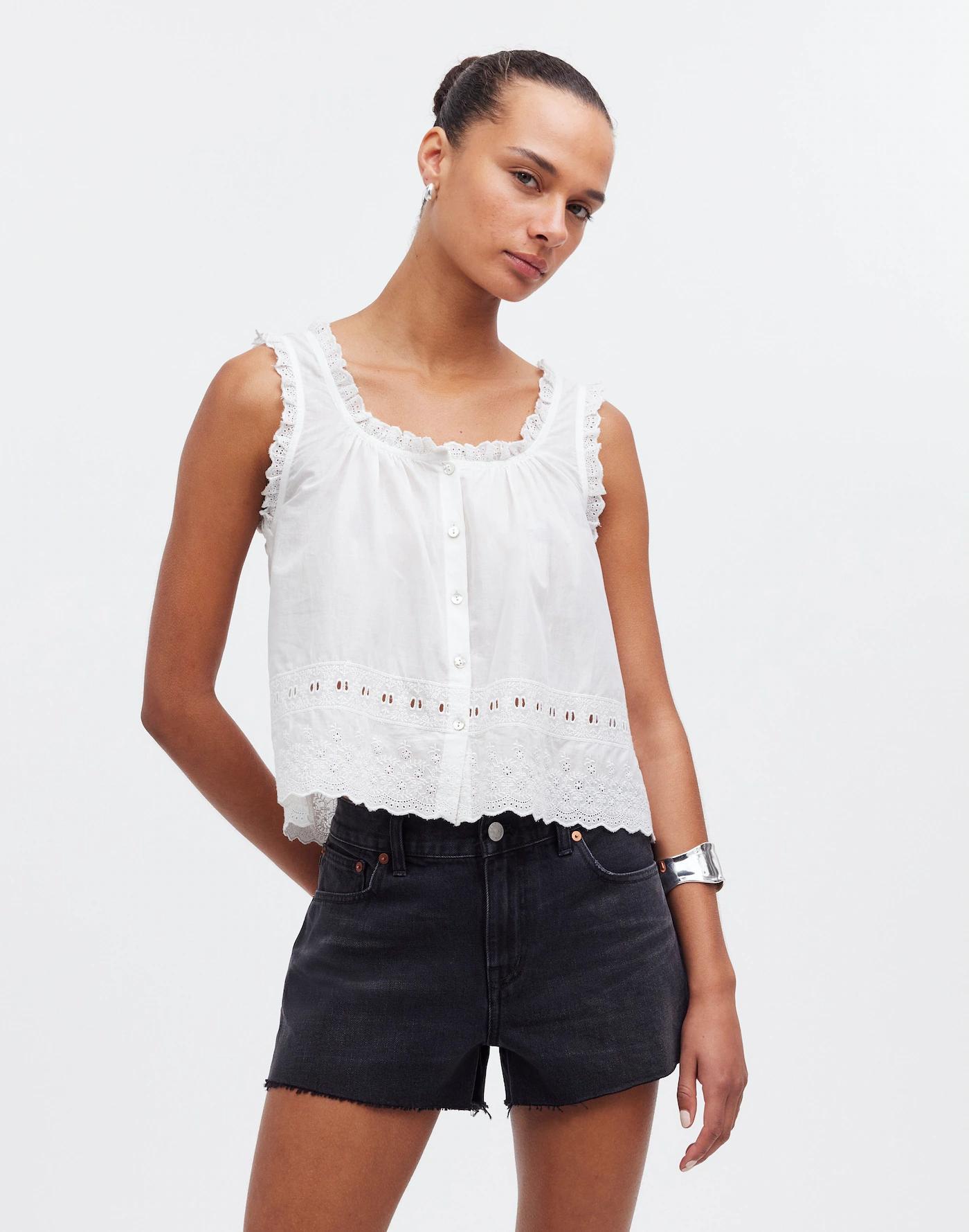 Low-Rise Boyfriend Shorts Product Image