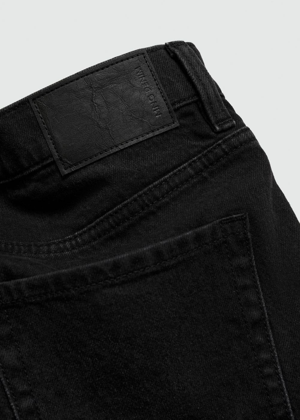 MANGO MAN - Regular-fit denim bermuda shorts black denimMen Product Image