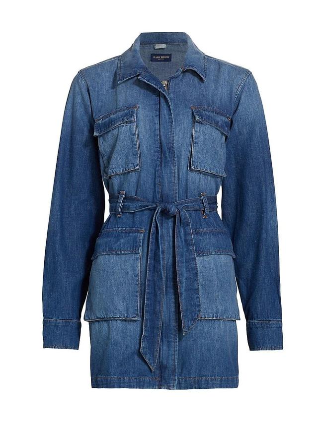 Womens Zaniyah Denim Minidress Product Image