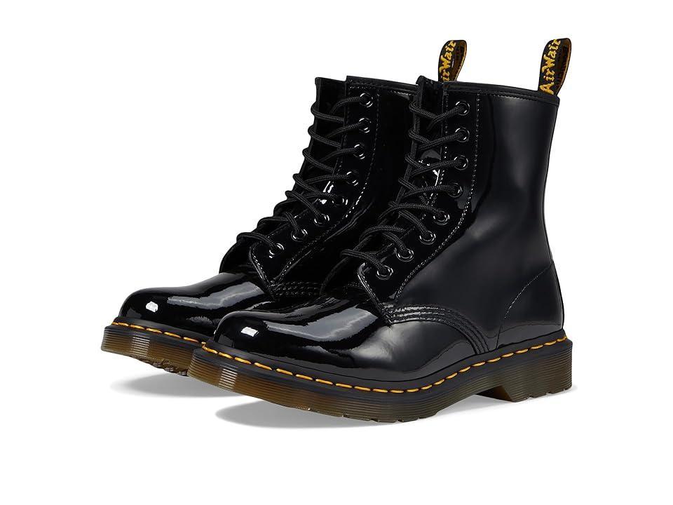 Dr. Martens 1460 Women's Patent Leather Lace Up Boots Patent Lamper Leather) Women's Lace-up Boots Product Image