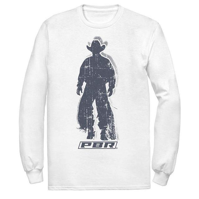 Mens PBR Cowboy Silhouette Long Sleeve Graphic Tee Product Image