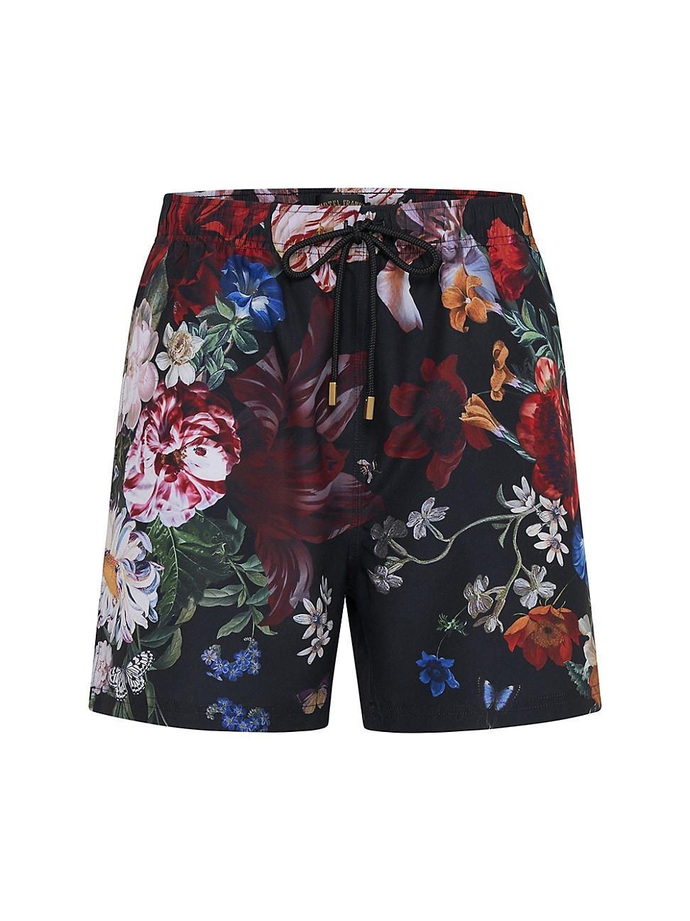 Mens Mid-Length Floral Board Shorts Product Image