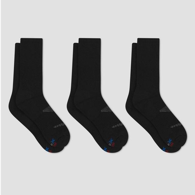 Mens Hanes Premium Performance Power Cool Crew Socks 3pk - Black 6-12 Product Image