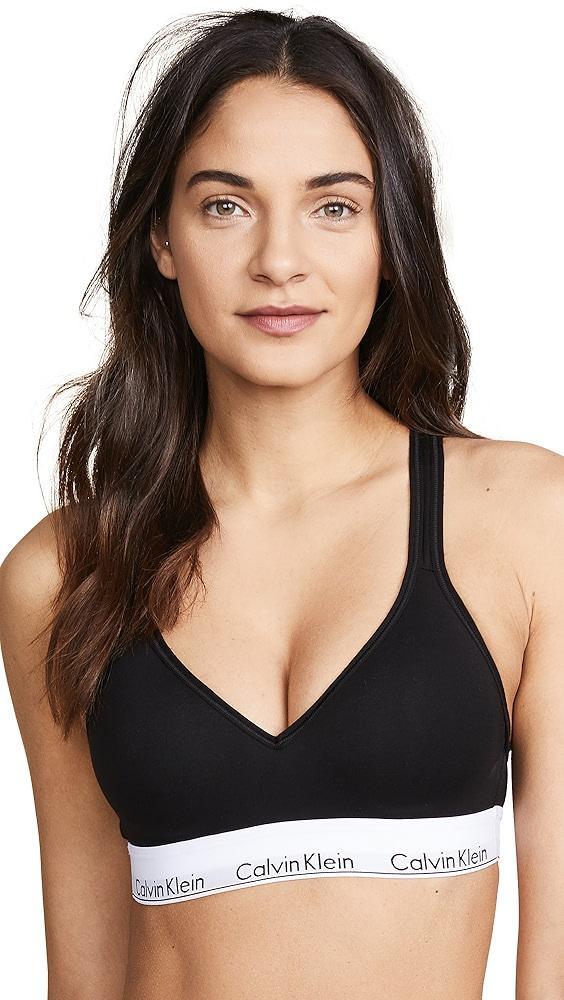 Calvin Klein Underwear Modern Cotton Lightly Lined Bralette | Shopbop Product Image