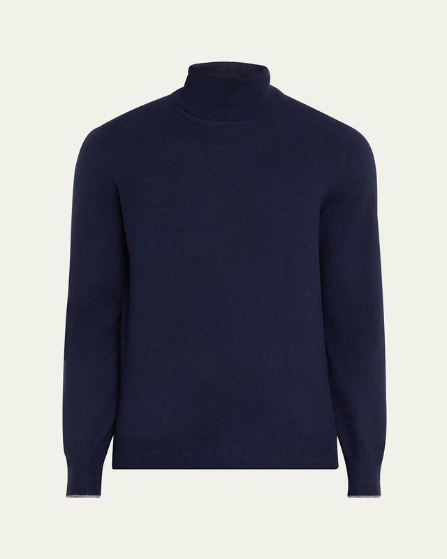 Mens Cashmere Turtleneck Sweater Product Image