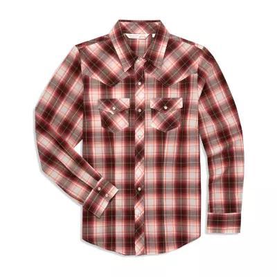 Ely Cattleman Womens Long Sleeve Regular Fit Button-Down Shirt Product Image